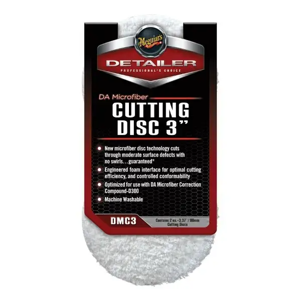Meguiars Detailer DA Microfiber Cutting Disc 3" (2pcs)