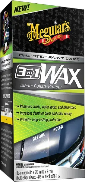 Meguiars 3-in-1 Wax Clean Polish Protect 473ml