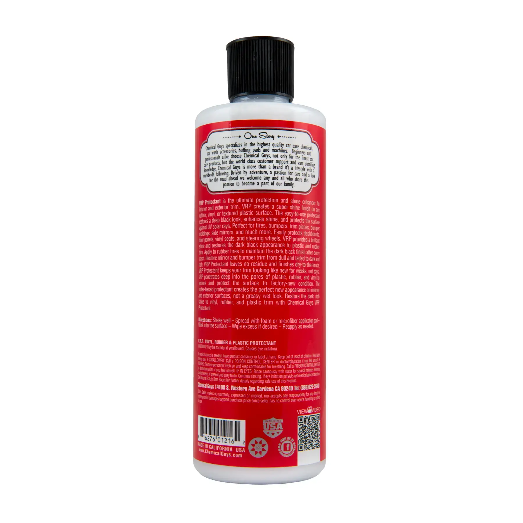 Chemical Guys VRP Vinyl, Rubber, Plastic Shine and Protectant 473ml