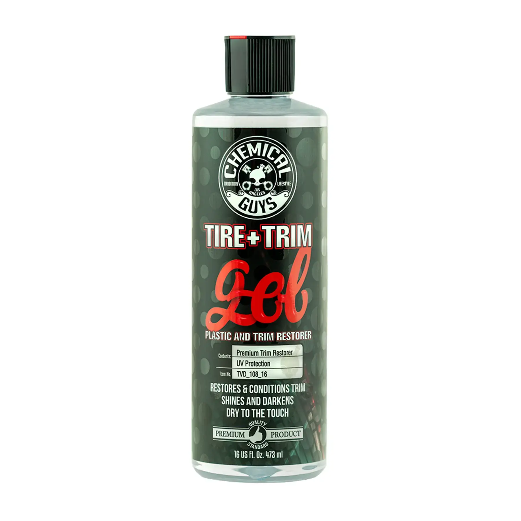Chemical Guys Tire+Trim Gel Plastic and Rubber High-Gloss Restorer and Protectant 473ml