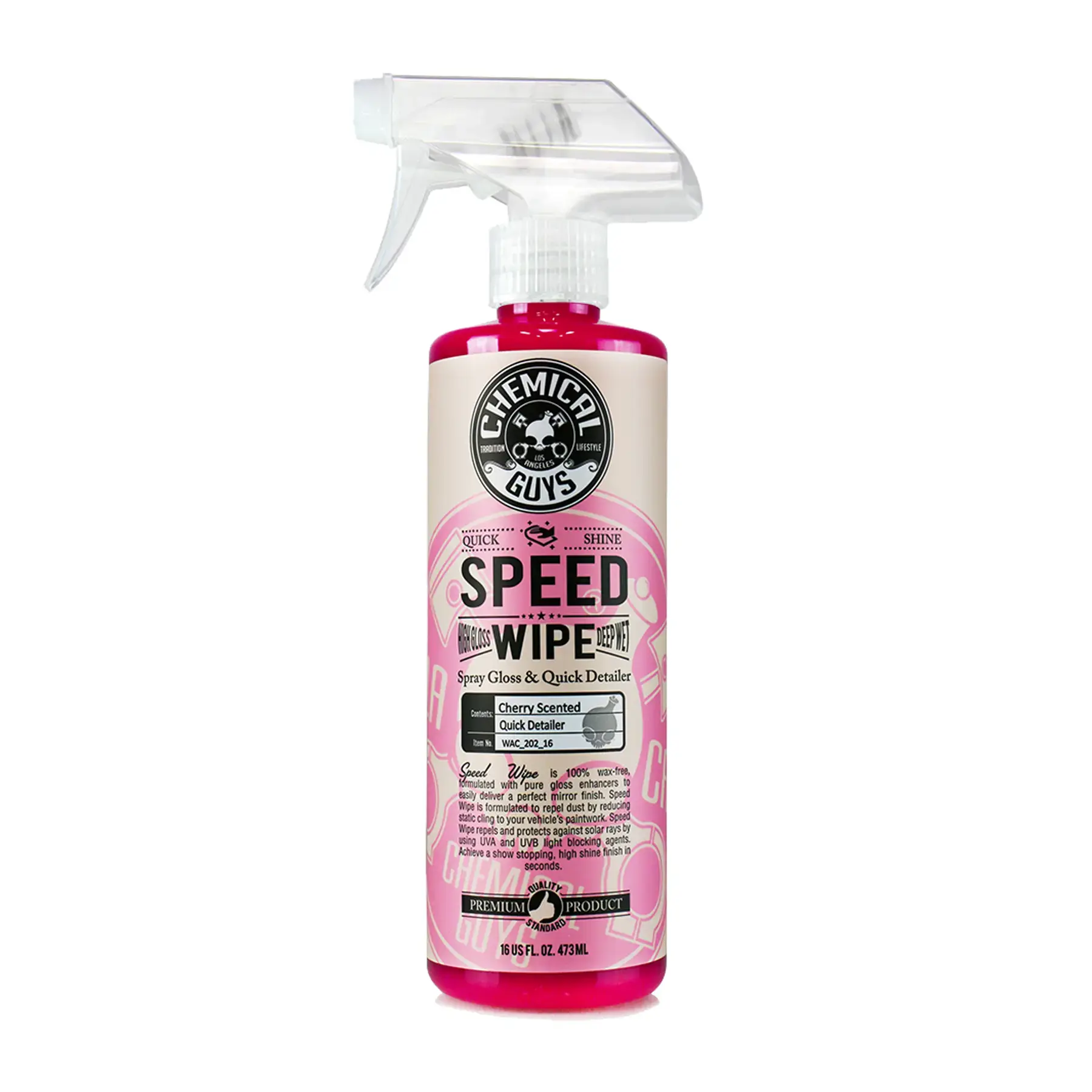 Chemical Guys Speed Wipe Quick Detailer & High Shine Spray Gloss 473ml
