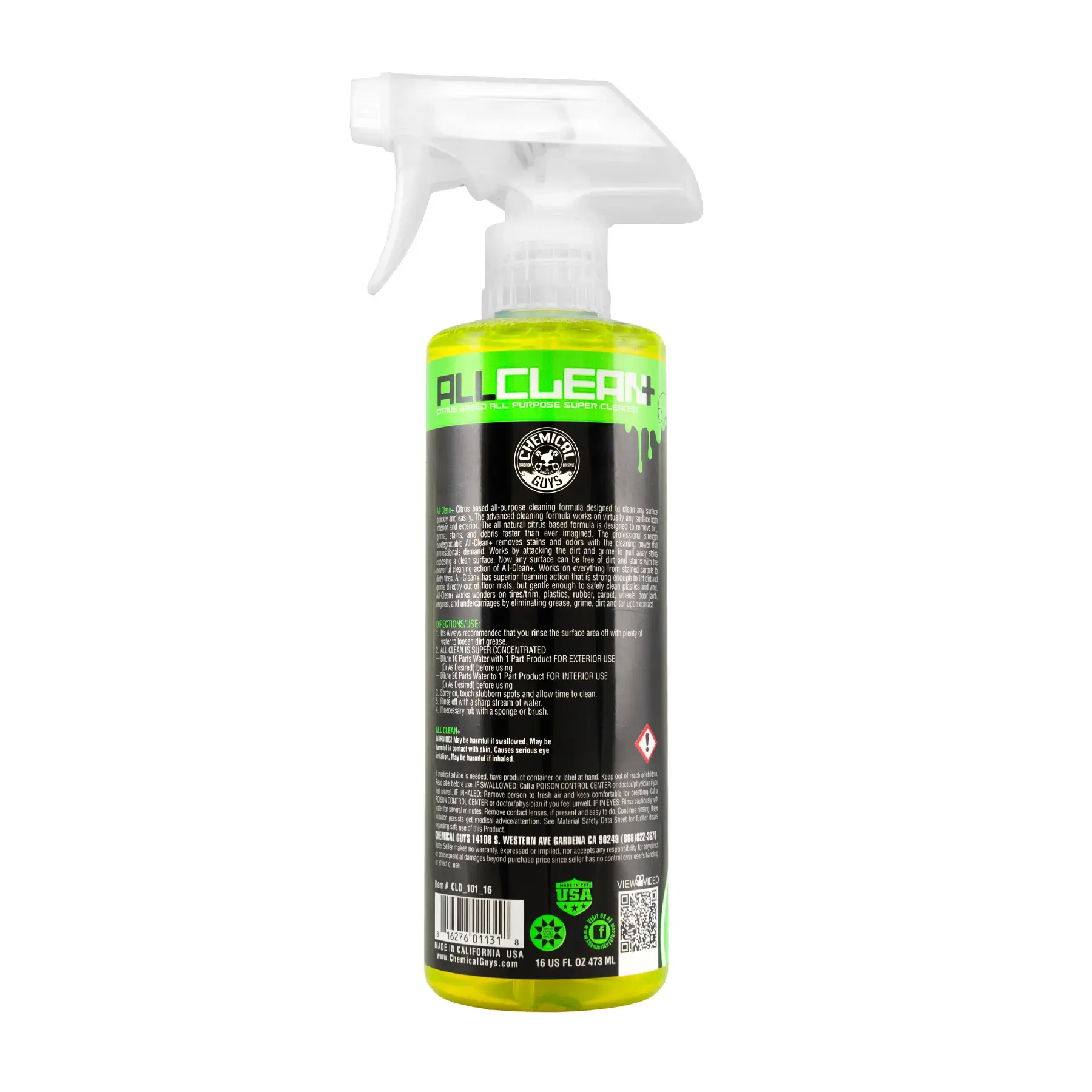 Chemical Guys All Clean + Citrus Based All Purpose Super Cleaner 473ml