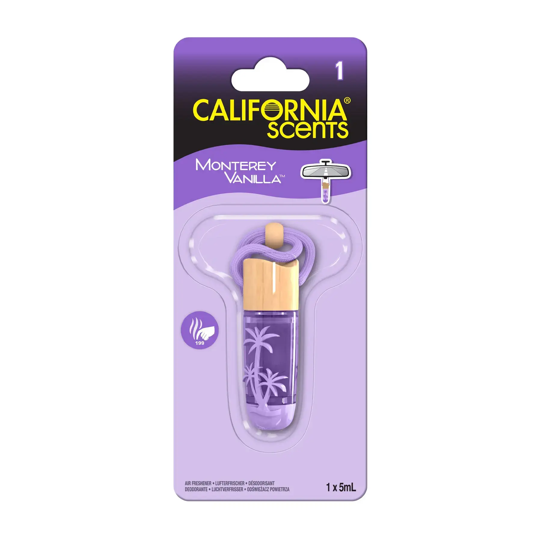California Scents Montry Vanilla Hanging Vial