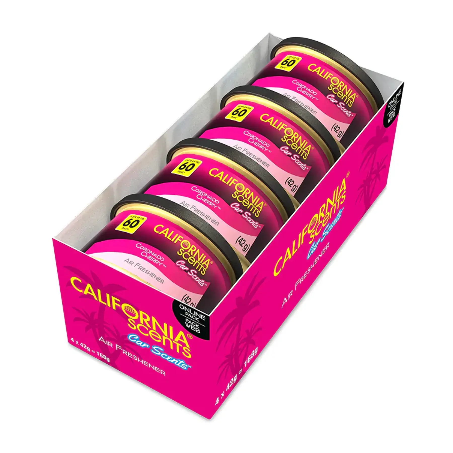 California Scents - Car Scents Coronado Cherry 4 Pack