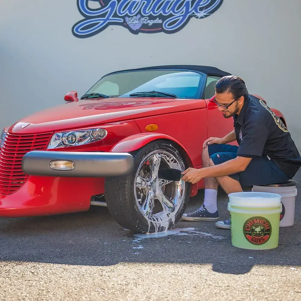 Chemical Guys Gerbil Wheel Brush-All Surface Premium Wheel & Rim Brush