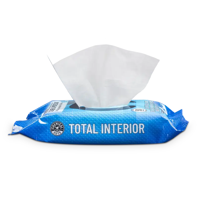 Chemical Guys Total Interior Cleaner & Protectant Car Cleaning Wipes 50 Pack