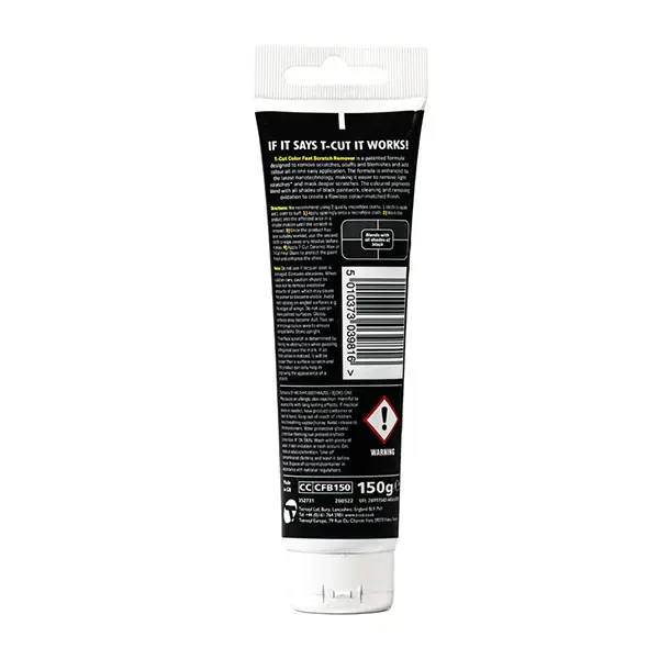 T-Cut Color Fast Scratch Remover Black 150g