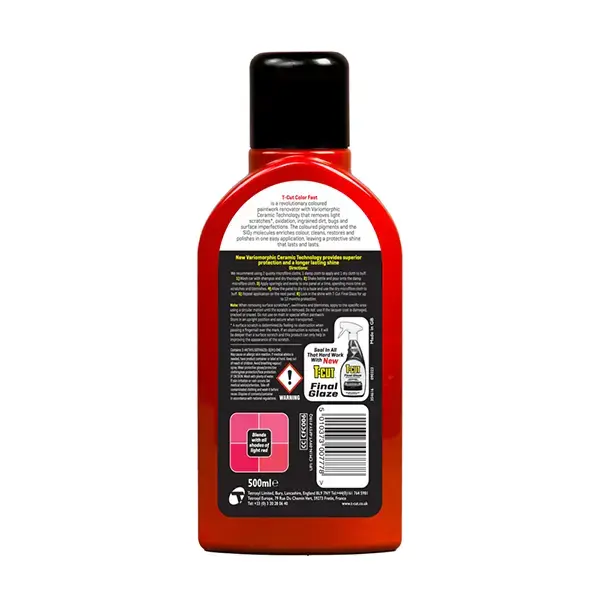 T-Cut Color Fast Ceramic Light Red 500ml