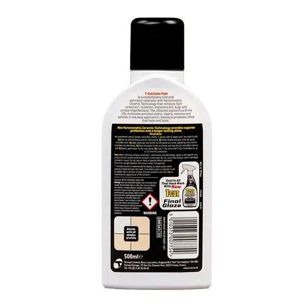 T-Cut Color Fast Ceramic White 500ml