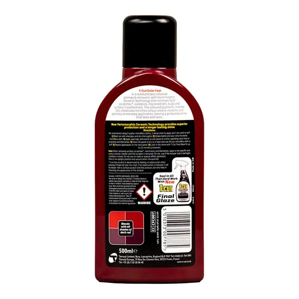 T-Cut Color Fast Ceramic Dark Red 500ml