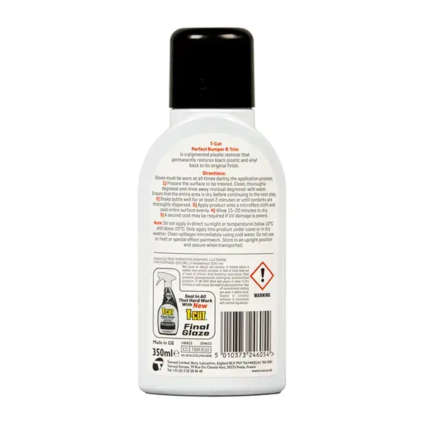 T-Cut Perfect Bumper & Trim 350ml