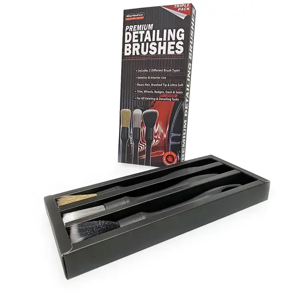 Martin Cox Premium Detailing Brushes Set of 3