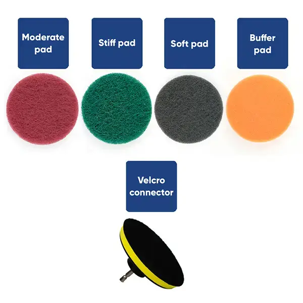 Streetwize Drill Brush Set 20PCS