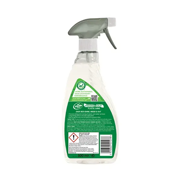 Turtlewax Inside & Out Plastic Shine 500ml