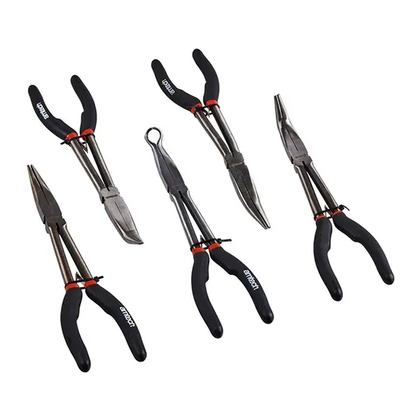 amtech 5 Piece 280mm ( 11") Long reach plier set