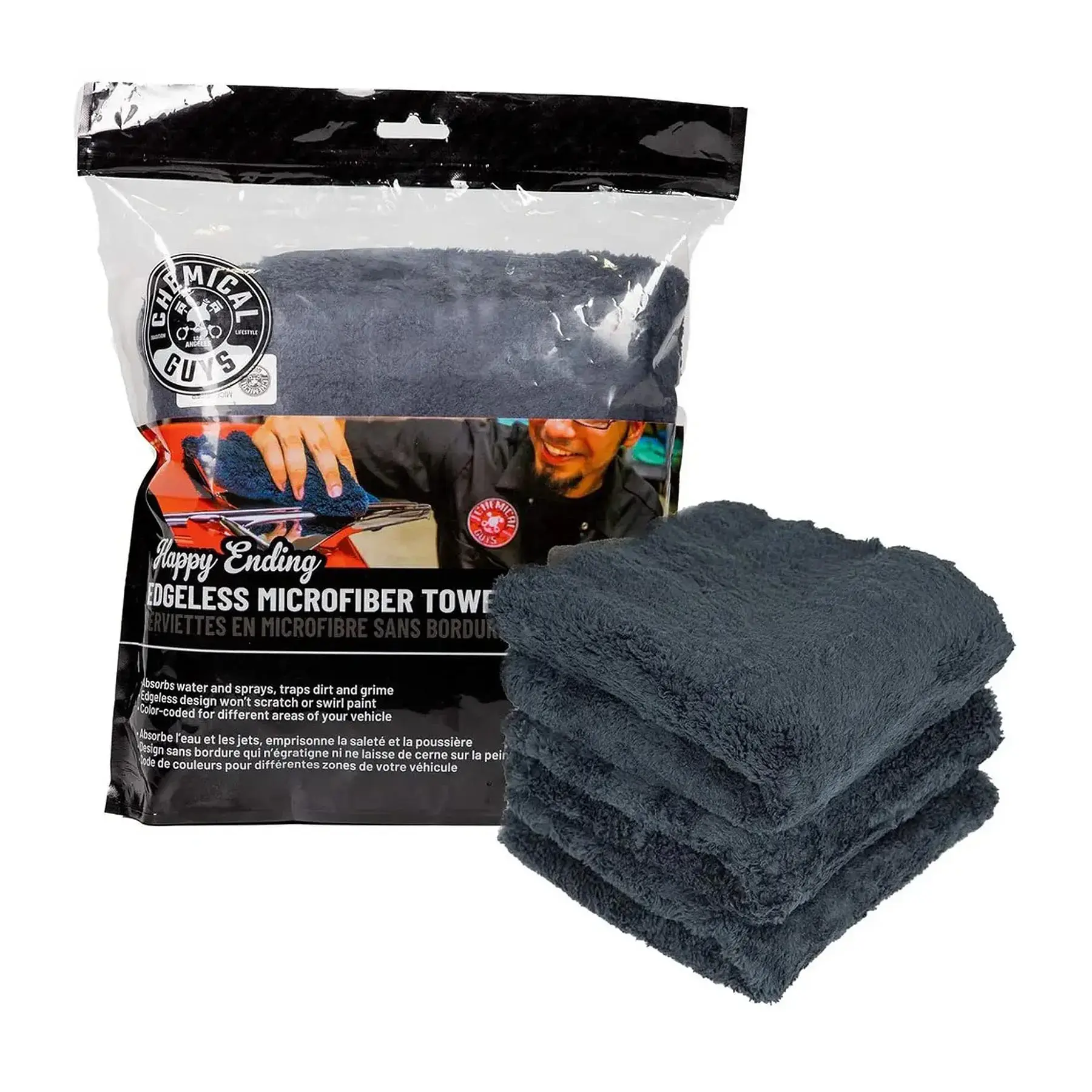 Chemical Guys Happy Ending Towel 3 Pack