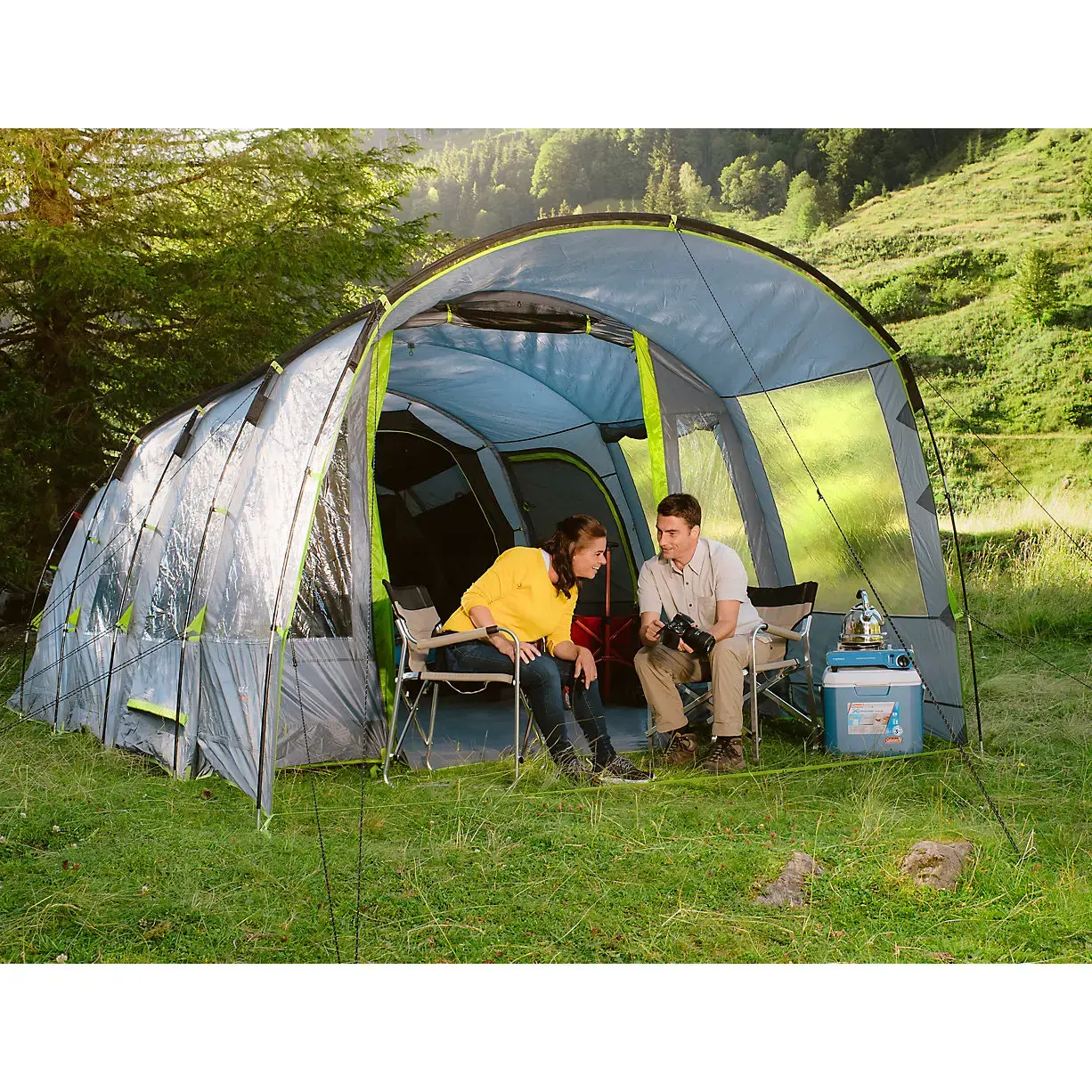 Coleman Vail™ 4 L Family Tent - 4 Person with Open Porch