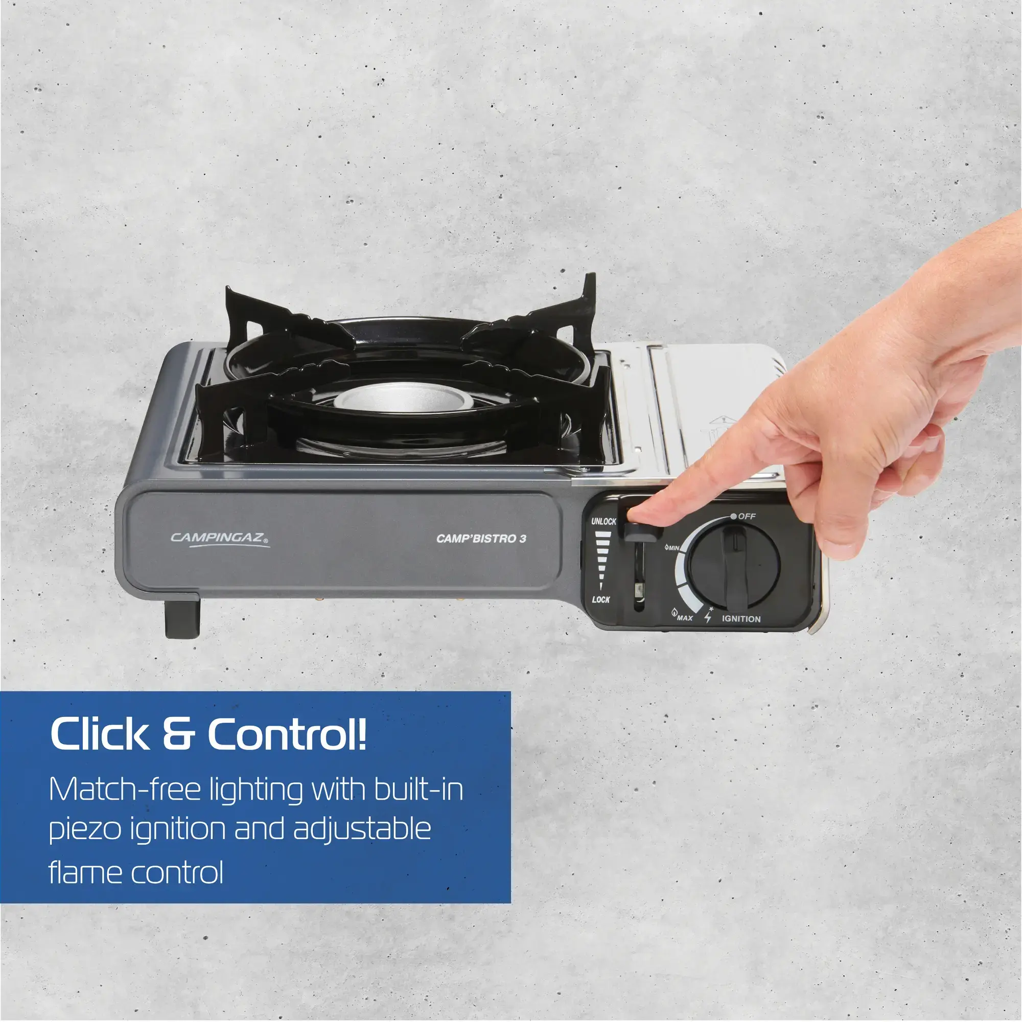 Campingaz Camp'Bistro™ 3 Single Burner Portable Camping Gas Stove