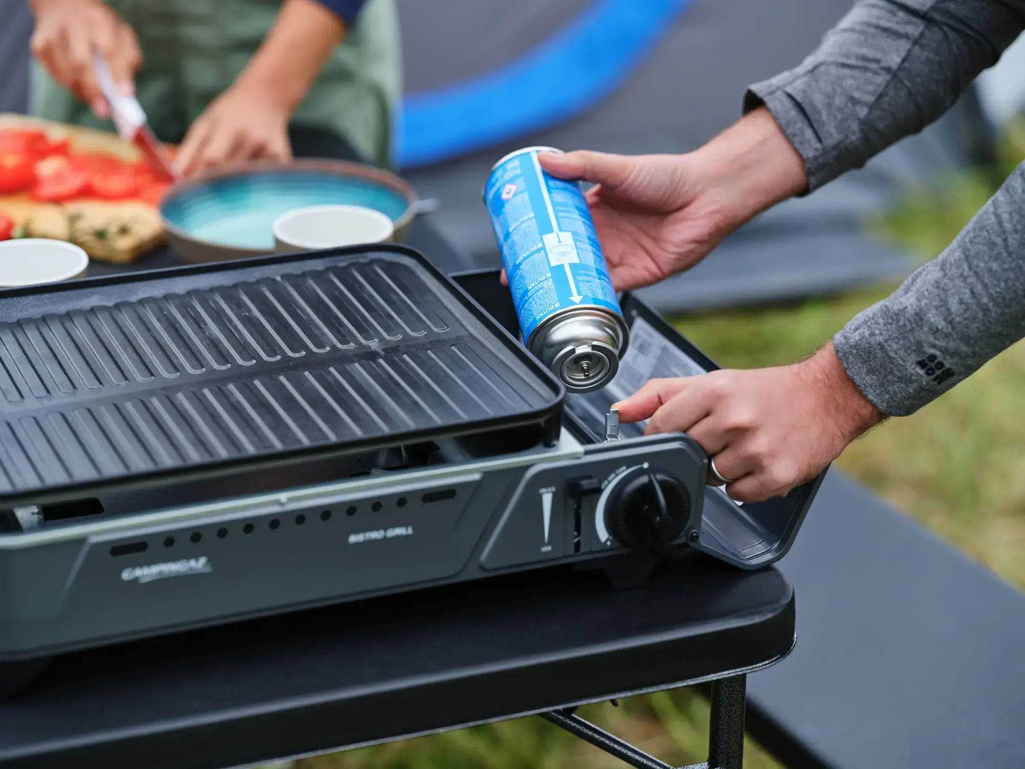 Campingaz Bistro Grill Single Tube Burner Portable Camping Gas Grill