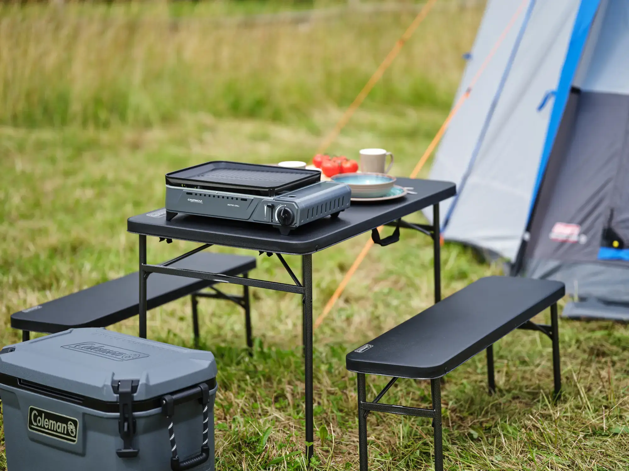 Coleman Pack-Away Table and Bench Set