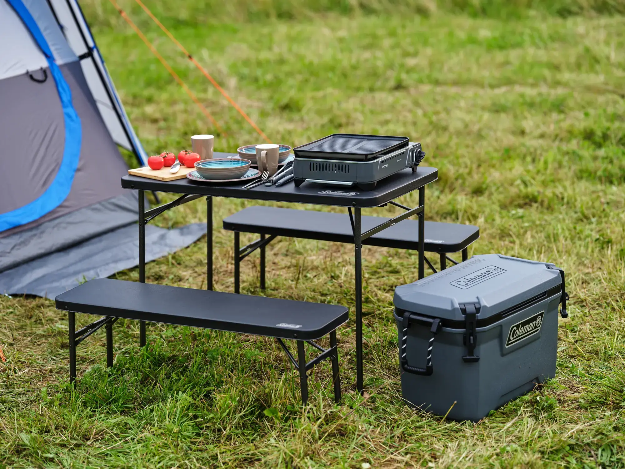 Coleman Pack-Away Table and Bench Set