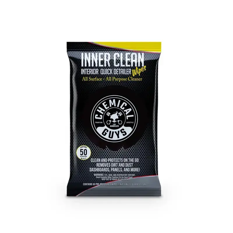 Chemical Guys Innerclean Interior Quick Detailer & Protectant Car Wipes