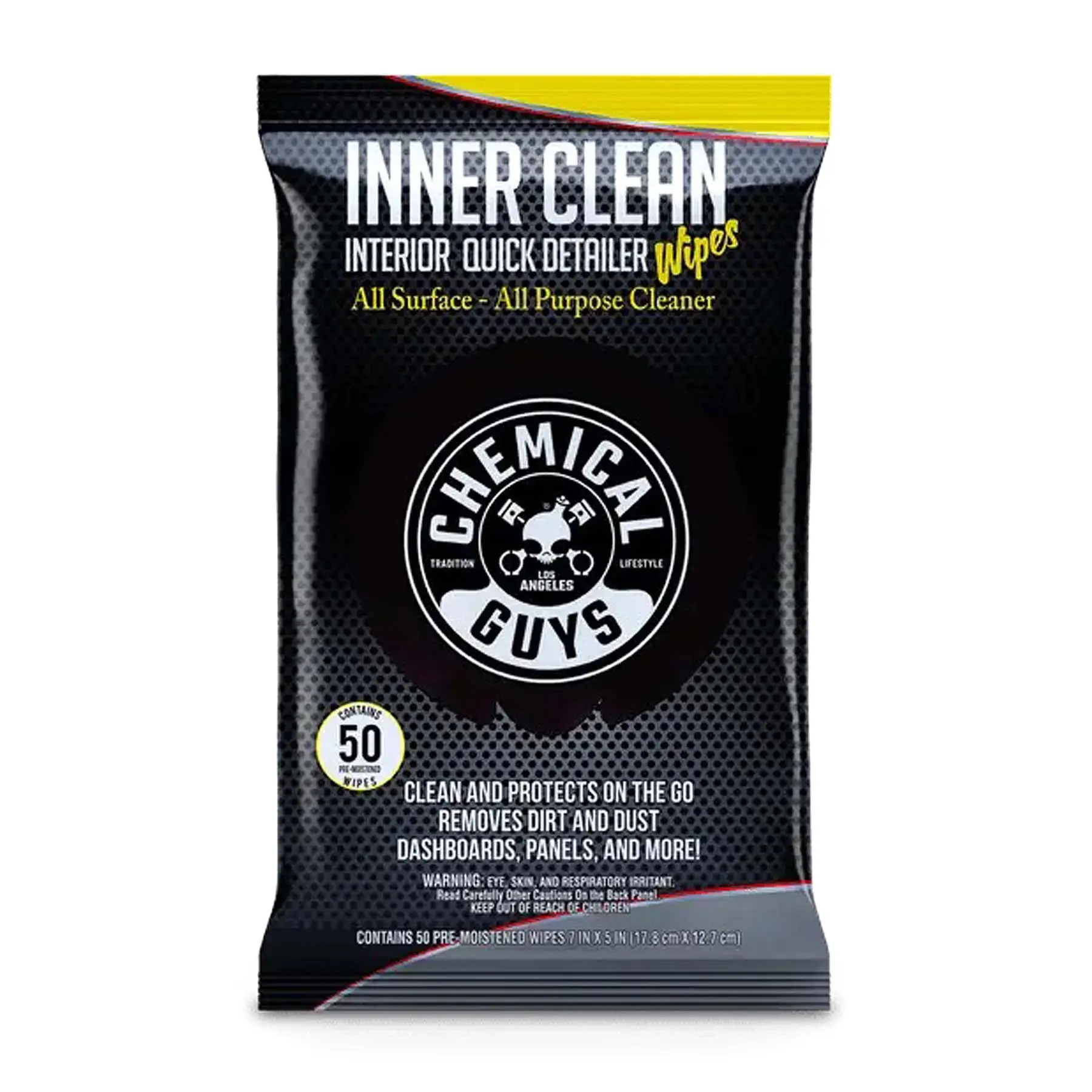 Chemical Guys Innerclean Interior Quick Detailer & Protectant Car Wipes