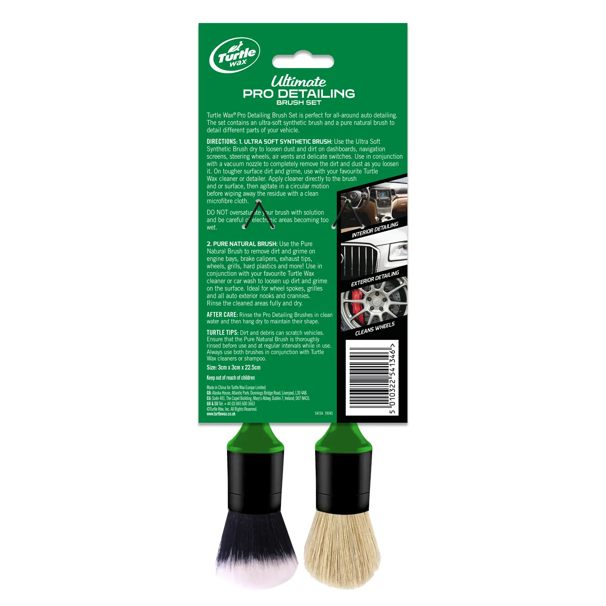 Turtlewax Ultimate Detailing Brush Set