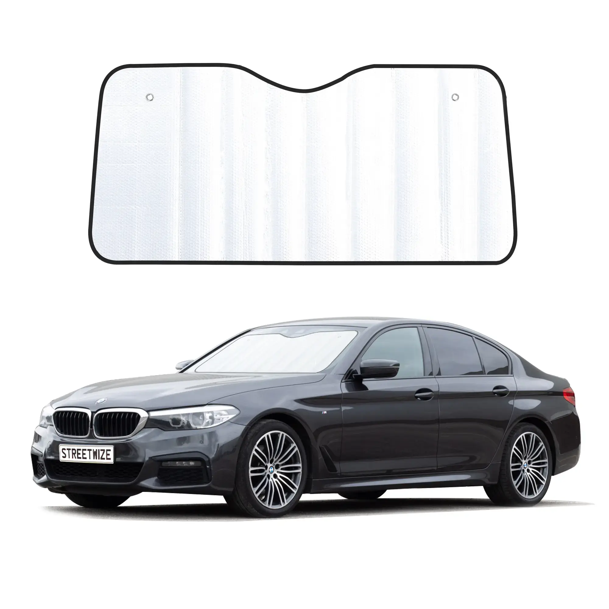 Streetwize PREMIUM FOLDING SUNSHADE 130 X 60CM
