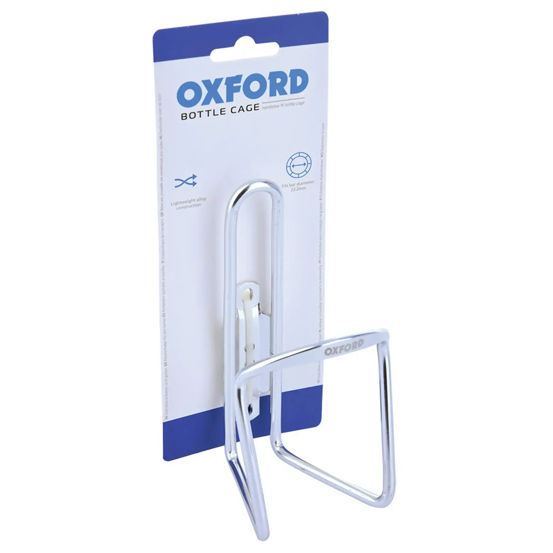 Oxford Bottle Cage - Silver
