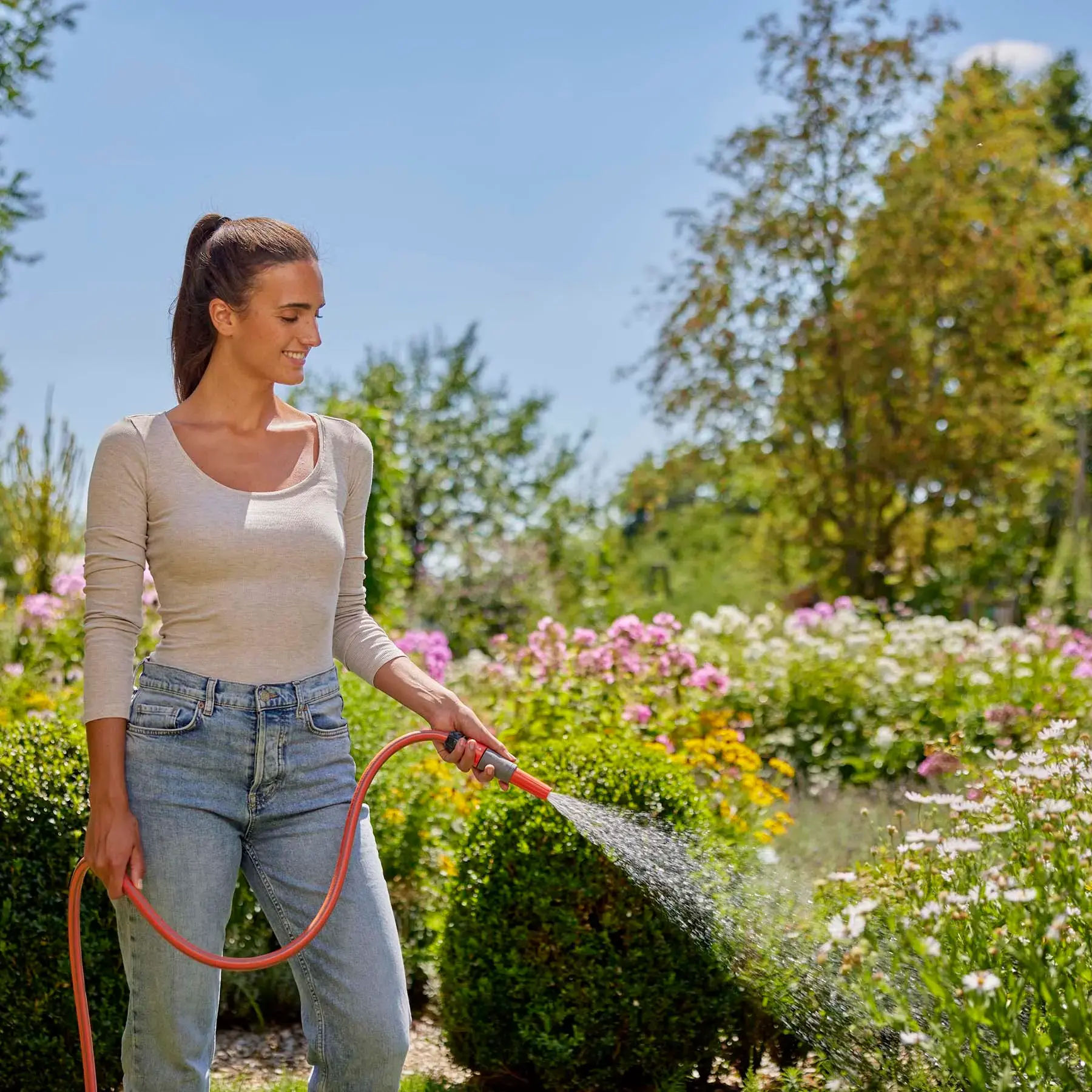 Gardena Basic Hose Set 20m (complete with all fittings)