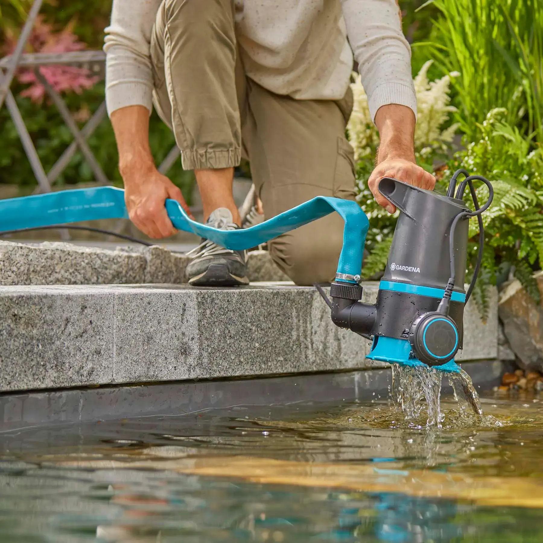 Gardena 2in1 Clean/Dirty  Water Pump 2000