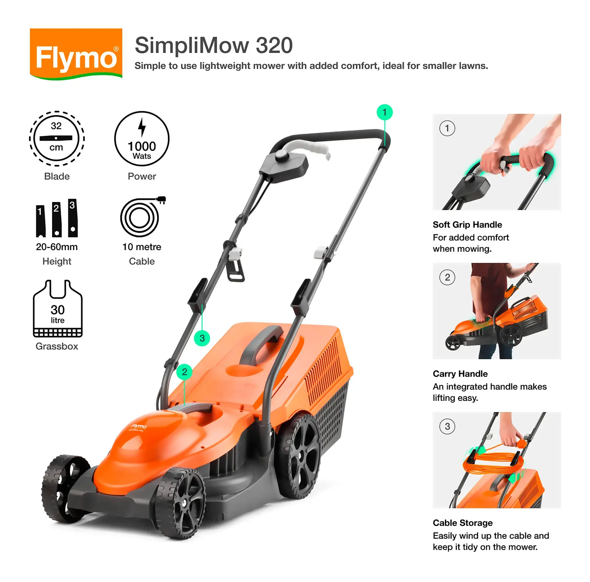 Flymo Simplimow 320 Lawnmower