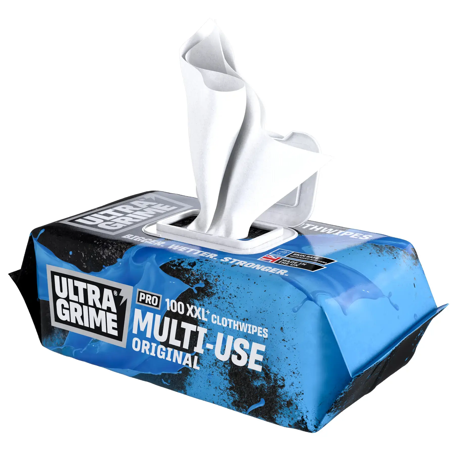 UltraGrime Pro Multiuse XXL Clothwipes 100 Pack