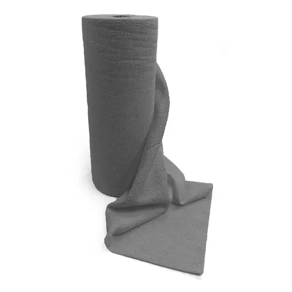 Martin Cox Roll Of 50 Quick Tear Microfibre Cloths Grey