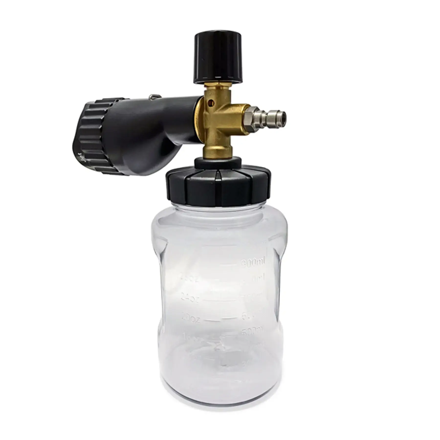 Martin Cox 3 Way Pattern Snow Foam Lance Blaster Clear Wide Bottle 1L For Karcher