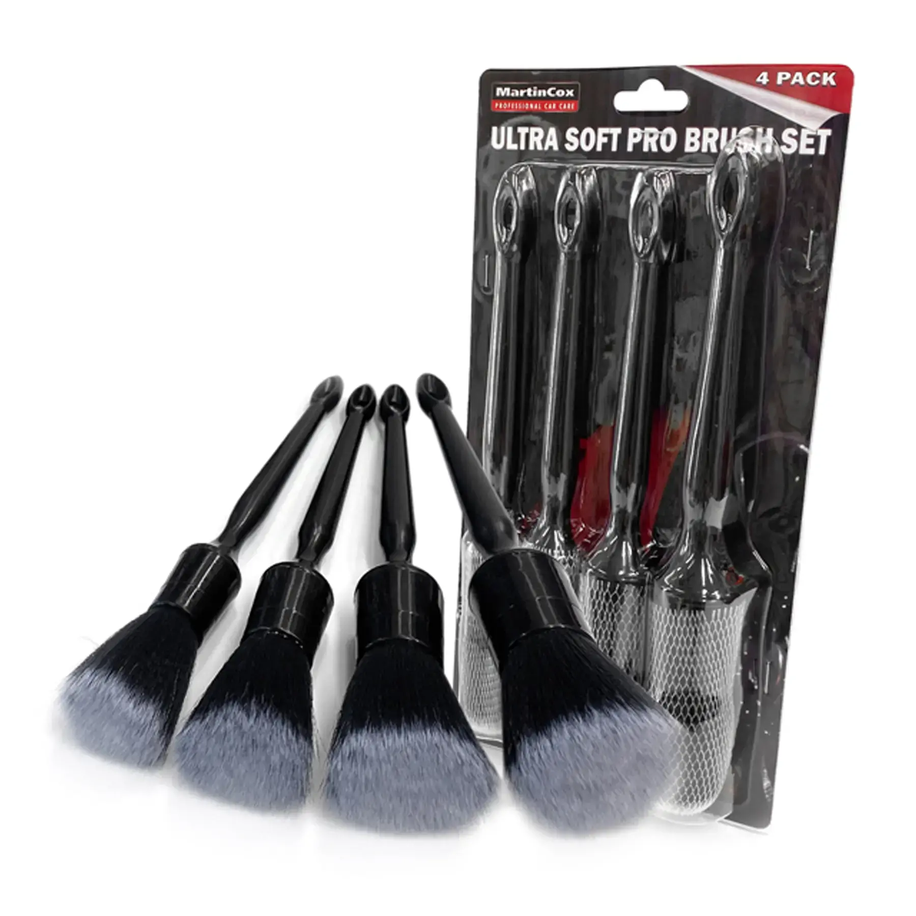 Martin Cox Pro Ultra Soft Detailing Brushes 4 Pack