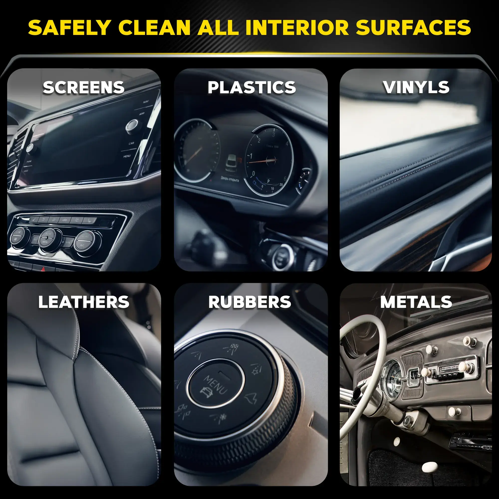 Meguiars Quik Interior Detailer Cleaner Wipes 30 Pack