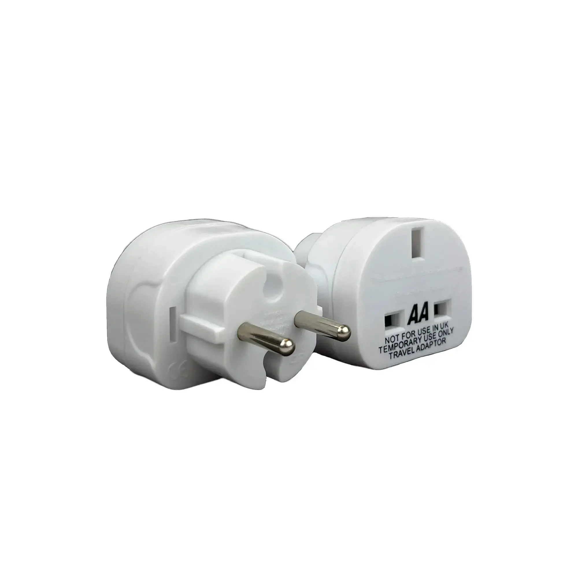 AA European Plug Adaptor (Twin Pack)