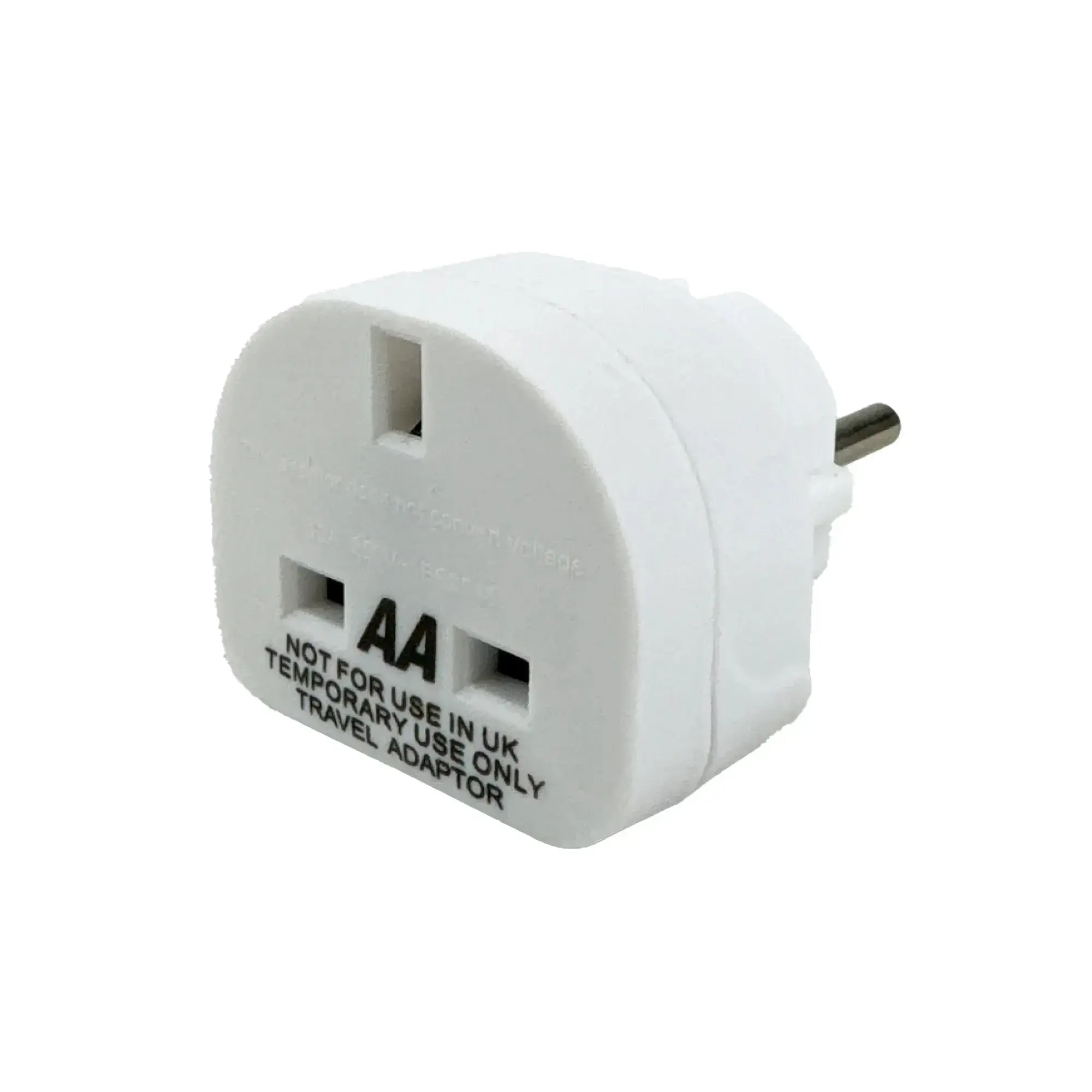 AA European Plug Adaptor (Twin Pack)