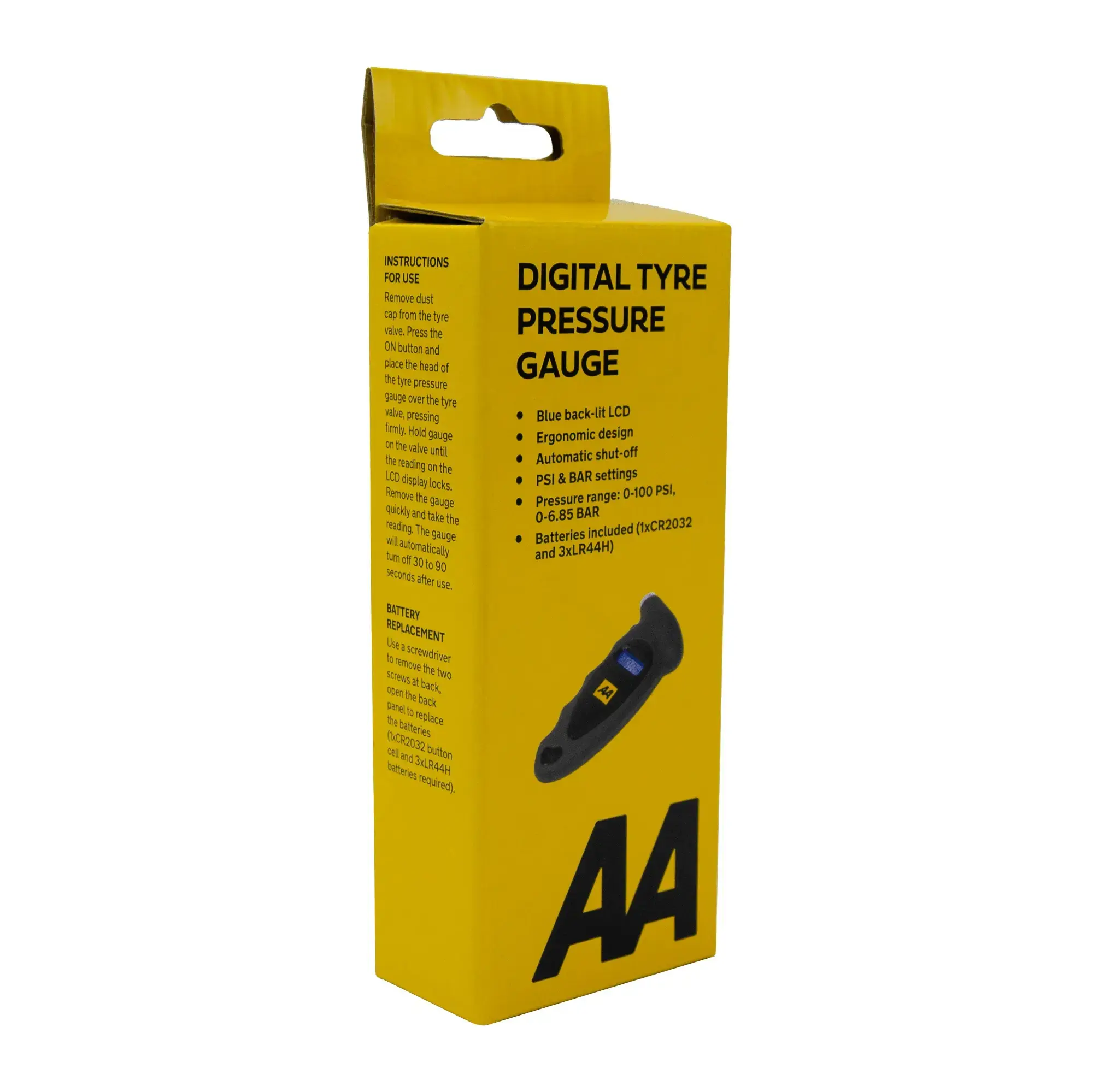 AA Digital Tyre Pressure Gauge