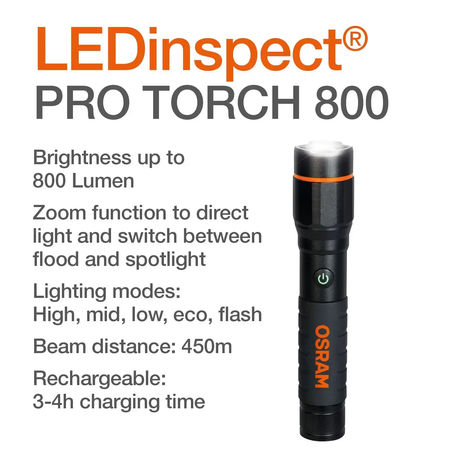Osram LEDinspect PRO TORCH 800