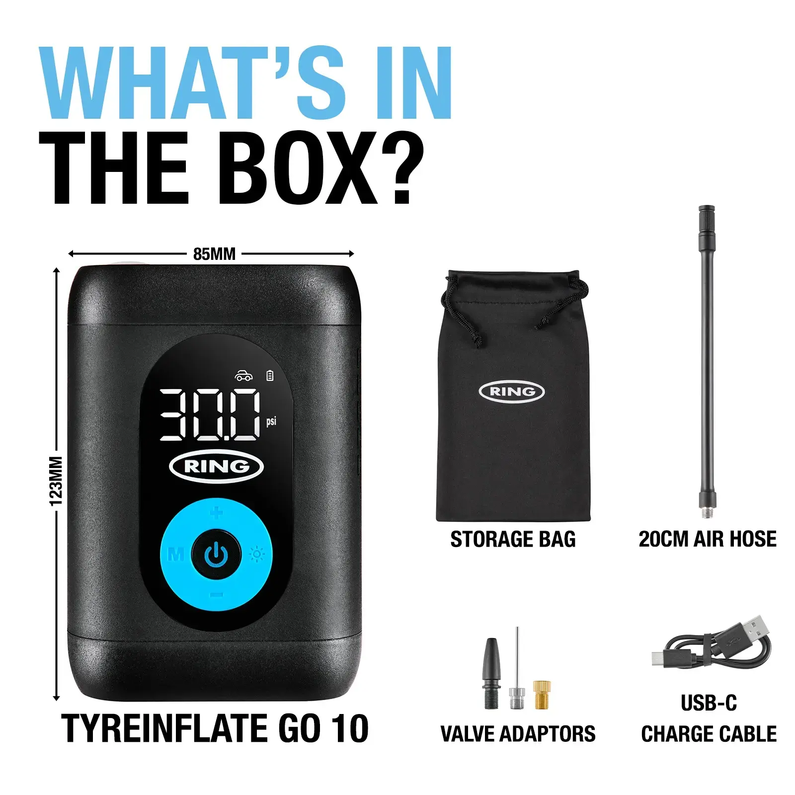 Ring Auto RTC1600 TYREINFLATE GO 10