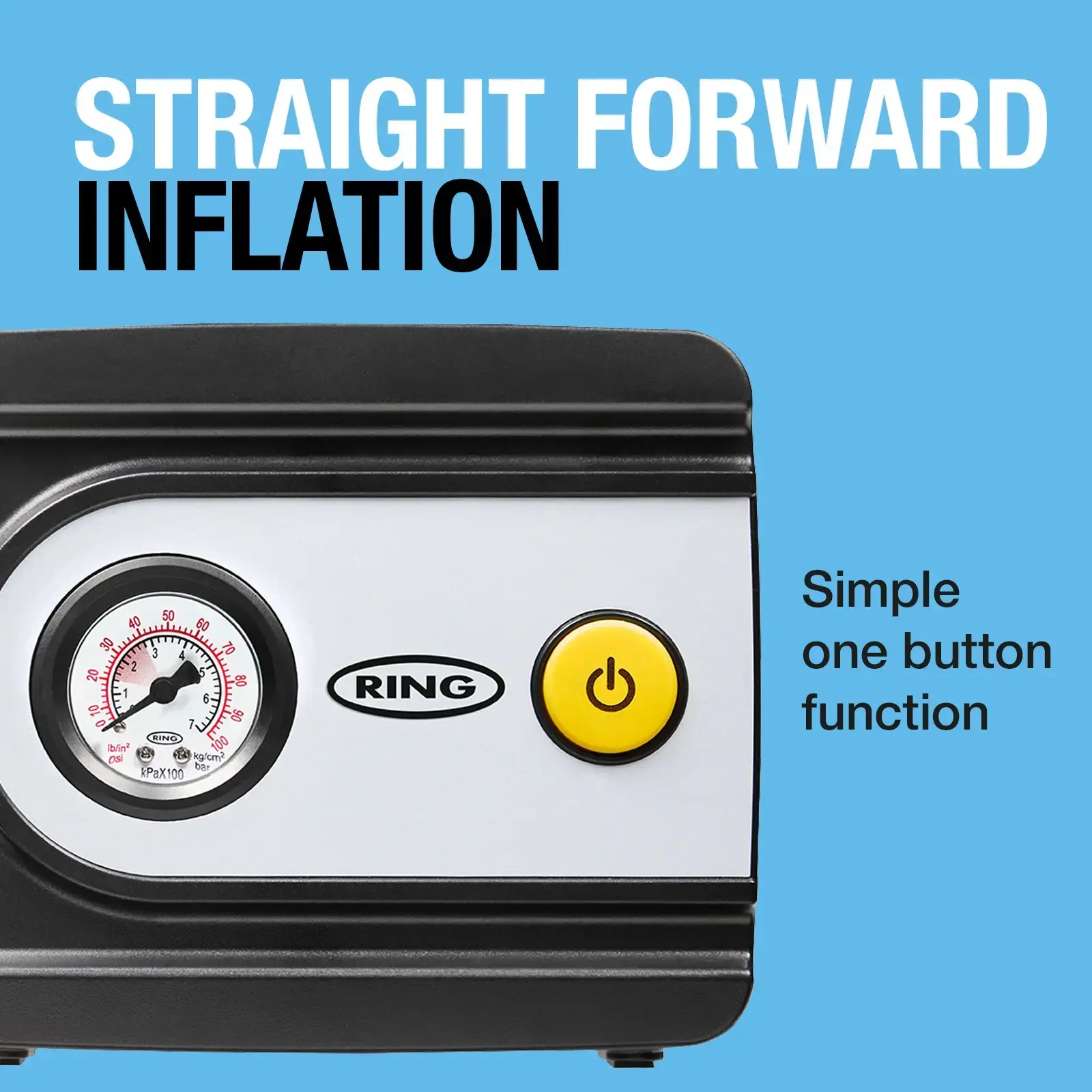 Ring Auto RAC611 TYREinflate 10Analogue Tyre Inflator