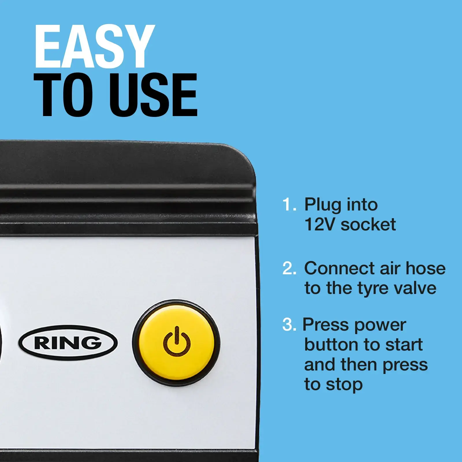 Ring Auto RAC611 TYREinflate 10Analogue Tyre Inflator