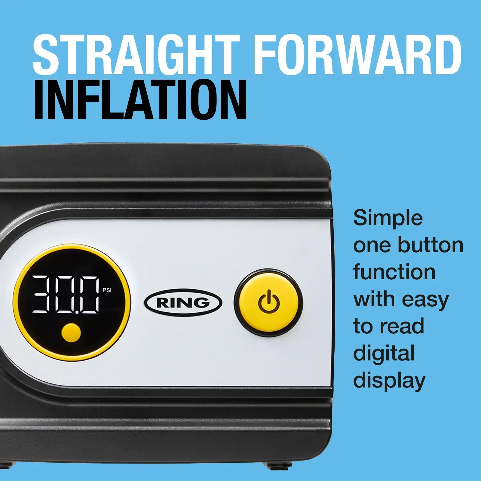 Ring Auto RAC612 TYREINFLATE 20Digital Tyre Inflator