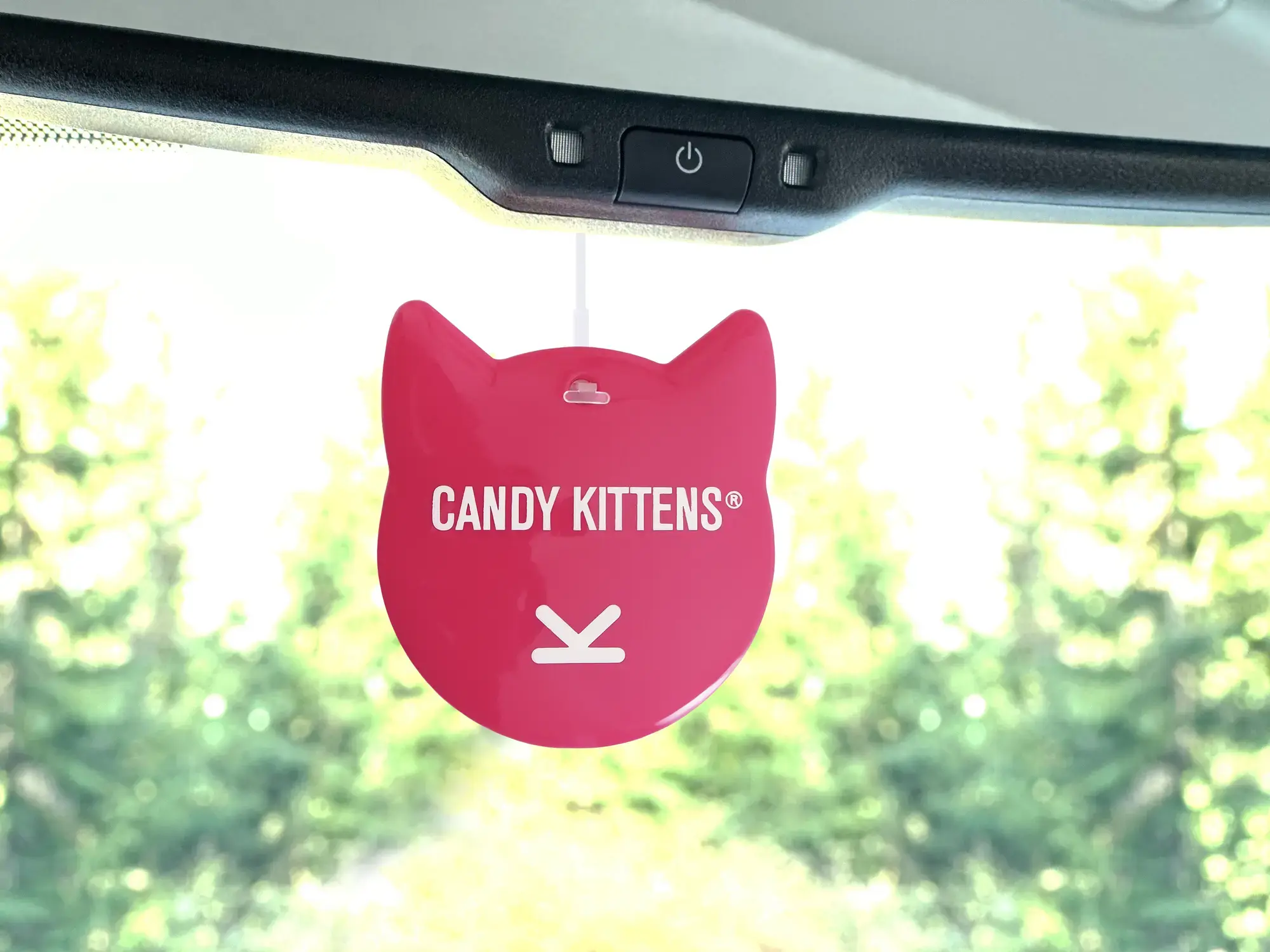 Candy Kittens 3D Hanging Air Freshener - Very Cherry
