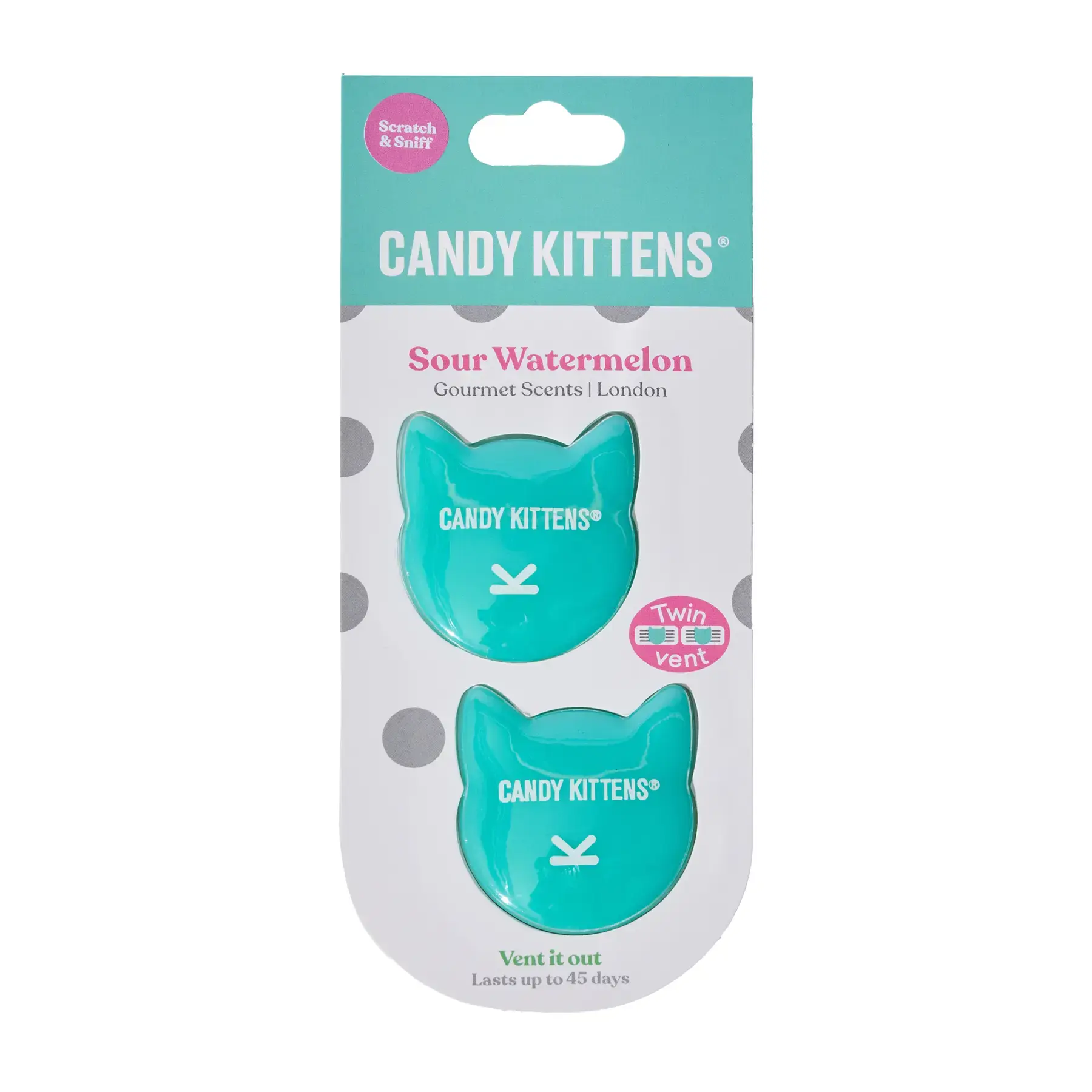 Candy Kittens Twin Vent Air Freshener - Sour Watermelon