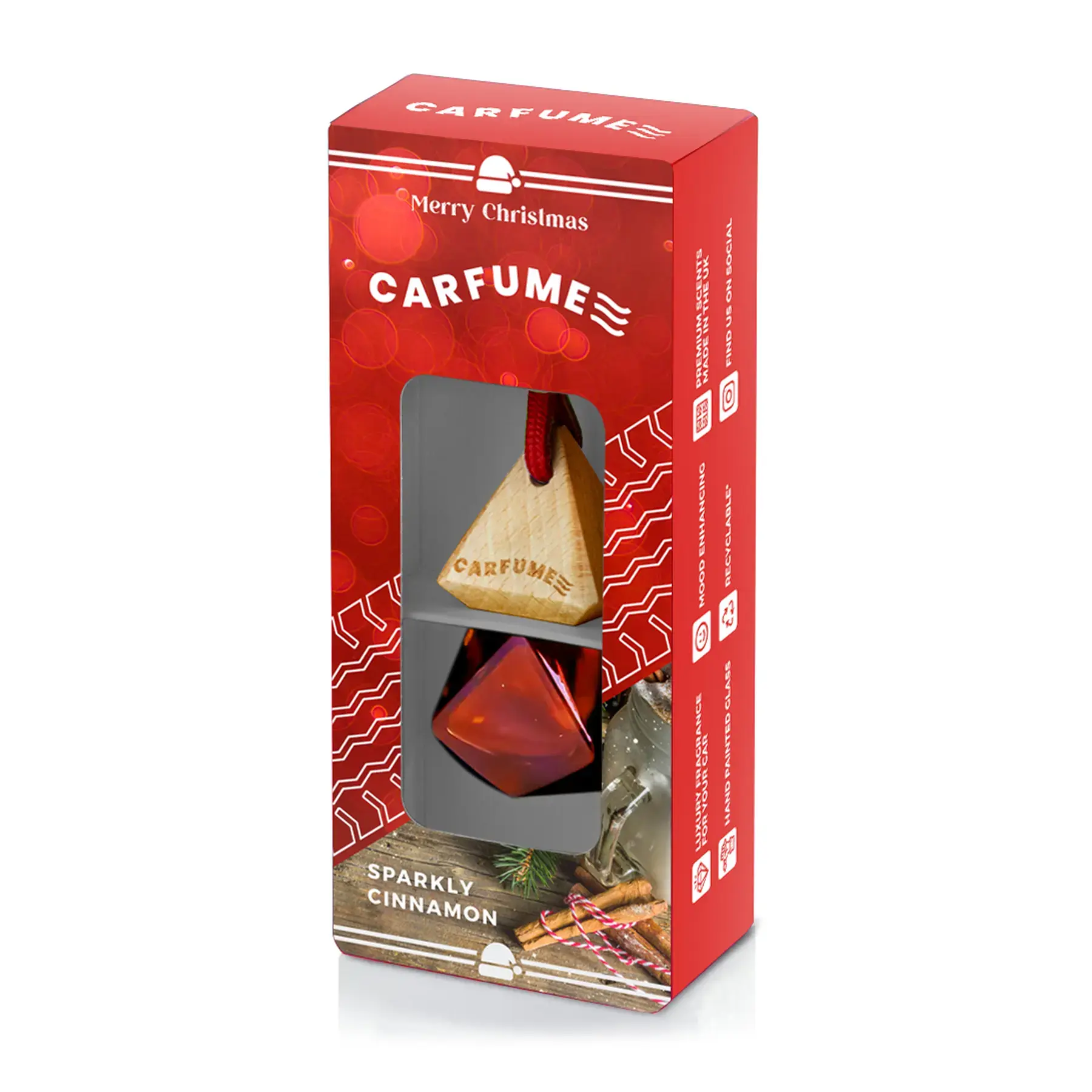 Carfume Car Air Freshener - Sparkly Cinnamon Limited Edition