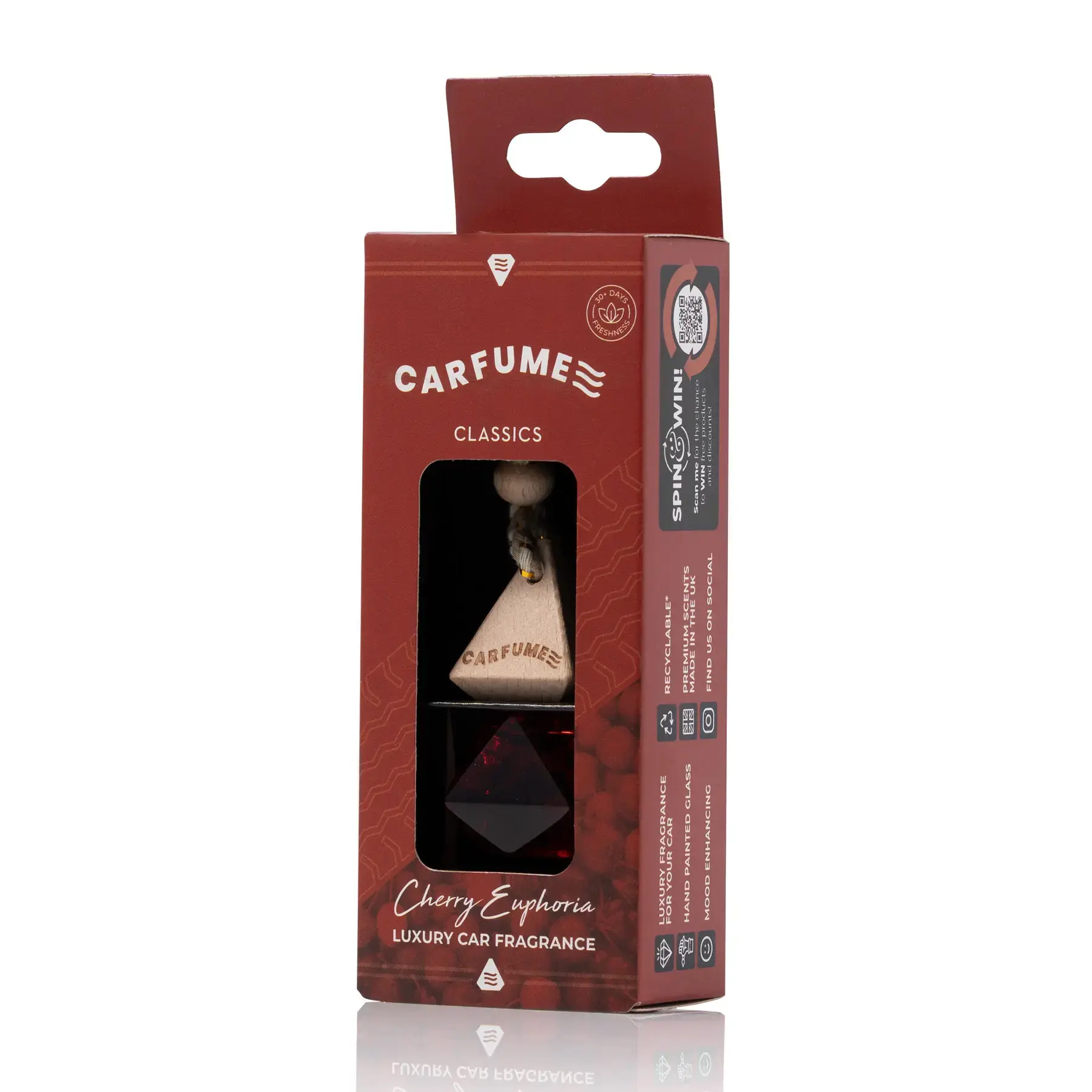 Carfume Classics Car Air Freshener - Cherry Euphoria